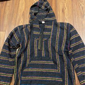 Weaved Multicolored Hoodie